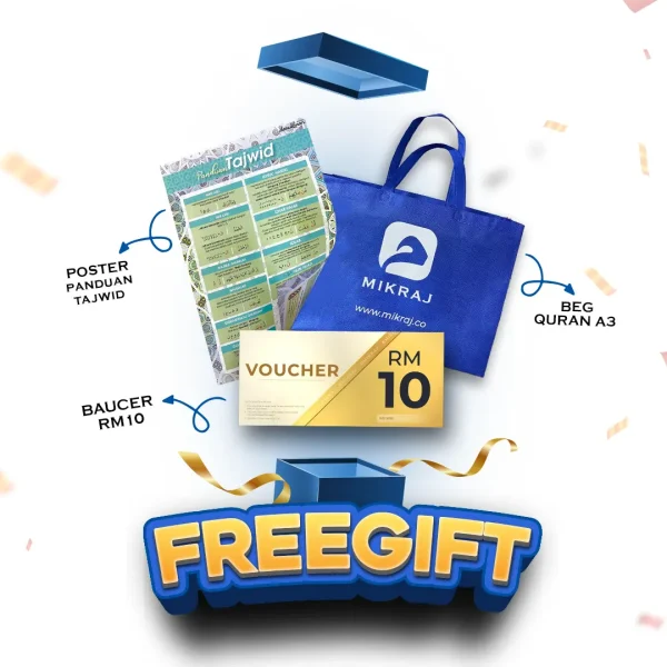 Pakej C - Set Al-Mathani + Selected Surah + 4 Free Gift - Image 6